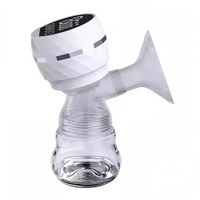 Extractor de leche materna eléctrico portátil, modos masaje y succión, 9 niveles de intensidad, silencioso, libre de BPA, blanco